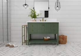 Nearmé Dallas 47.5 Inch Bathroom Vanity in Sage- Cabinet Only