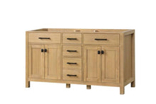 Load image into Gallery viewer, London 59.5 Inch- Double Bathroom Vanity in Desert Oak - Bathroom Vanities Outlet