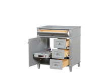 Load image into Gallery viewer, Kensington 29.5 Right in All Wood Vanity in Metal Gray - Cabinet Only - Bathroom Vanities Outlet