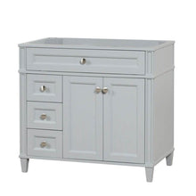 Load image into Gallery viewer, Kensington 35.5 Left in All Wood Vanity in Metal Gray - Cabinet Only - Bathroom Vanities Outlet