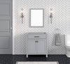 London 30 Inch- Single Bathroom Vanity in Metal Gray - Bathroom Vanities Outlet