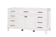 Load image into Gallery viewer, London 59.5 Inch Single Bathroom Vanity in Bright White - Bathroom Vanities Outlet