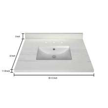 Load image into Gallery viewer, Stock Top 3 CM Woodgrain 30.5 In W x 22 In D - Bathroom Vanities Outlet