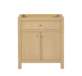 Bristol 29.5 in. All Wood Vanity in Natural White Ash - Cabinet Only