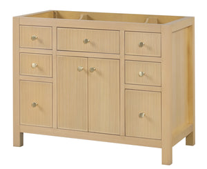 Bristol 41.5 in. All Wood Vanity in Natural White Ash - Cabinet Only
