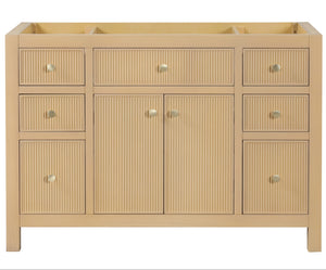 Bristol 47.5 in. All Wood Vanity in Natural White Ash - Cabinet Only