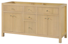 Load image into Gallery viewer, Bristol 59.5 in. Double Sink All Wood Vanity in Natural White Ash - Cabinet Only