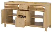 Load image into Gallery viewer, Bristol 59.5 in. Double Sink All Wood Vanity in Natural White Ash - Cabinet Only