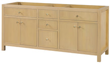 Load image into Gallery viewer, Bristol 71.5 in. Double Sink All Wood Vanity in Natural White Ash - Cabinet Only