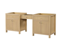 Load image into Gallery viewer, Bristol 84 in. (Make Up Bridge) All Wood Vanity in Natural White Ash - Cabinet Only