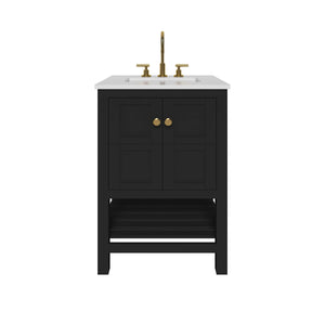 Nearmé Dallas 23.5 Inch Bathroom Vanity in Black- Cabinet Only - Bathroom Vanities Outlet