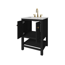 Load image into Gallery viewer, Nearmé Dallas 23.5 Inch Bathroom Vanity in Black- Cabinet Only - Bathroom Vanities Outlet