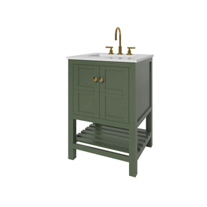 Nearmé Dallas 23.5 Inch Bathroom Vanity in Sage- Cabinet Only - Bathroom Vanities Outlet