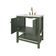 Load image into Gallery viewer, Nearmé Dallas 29.5 Inch Bathroom Vanity in Sage- Cabinet Only - Bathroom Vanities Outlet