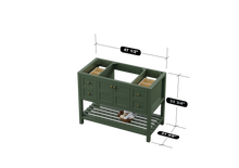 Load image into Gallery viewer, Nearmé Dallas 47.5 Inch Bathroom Vanity in Sage- Cabinet Only