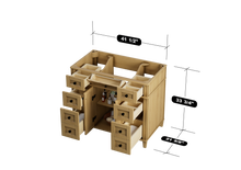 Load image into Gallery viewer, Kensington 41.5 in All Wood Vanity in Desert Oak - Cabinet Only