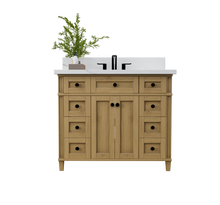 Load image into Gallery viewer, Kensington 42 Bath Vanity Solid Wood Oak Renovate for Less Atlanta Roswell Marietta Norcross