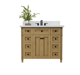Kensington 42 Bath Vanity Solid Wood Oak Renovate for Less Atlanta Roswell Marietta Norcross