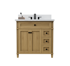 Kensington 36 Bath Vanity Solid Wood Oak Renovate for Less Atlanta Roswell Marietta Norcross