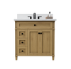 Kensington 36 Left Drawer Bath Vanity Solid Wood Oak Renovate for Less Atlanta Roswell Marietta Norcross