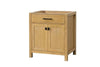 London 29.5 Inch- Single Bathroom Vanity in Desert Oak - Bathroom Vanities Outlet