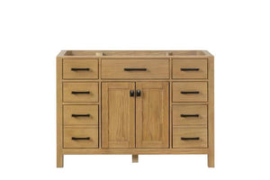 London 47.5 Inch- Single Bathroom Vanity in Desert Oak - Bathroom Vanities Outlet