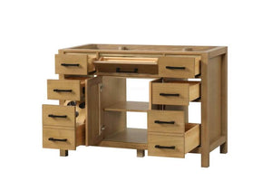 London 47.5 Inch- Single Bathroom Vanity in Desert Oak - Bathroom Vanities Outlet