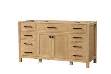 Load image into Gallery viewer, London 59.5 Inch- Single Bathroom Vanity in Desert Oak - Bathroom Vanities Outlet