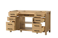 Load image into Gallery viewer, London 59.5 Inch- Single Bathroom Vanity in Desert Oak - Bathroom Vanities Outlet