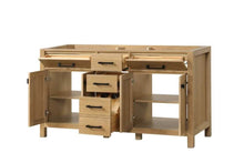 Load image into Gallery viewer, London 59.5 Inch- Double Bathroom Vanity in Desert Oak - Bathroom Vanities Outlet