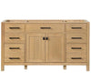 London 59.5 Inch- Single Bathroom Vanity in Desert Oak - Bathroom Vanities Outlet