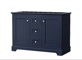 Marietta 42 Navy Blue Renovate for Less Outlet Bathroom Vanity Showroom Atlanta Roswell Norcross