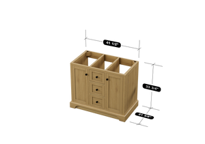 Marietta 41.5 inch Single Bathroom Vanity in Desert Oak - Cabinet Only