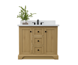 Marietta 42 Bath Vanity Solid Wood Oak Renovate for Less Atlanta Roswell Marietta Norcross