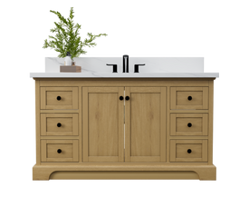 Marietta 60 Bath Vanity Solid Wood Oak Renovate for Less Atlanta Roswell Marietta Norcross