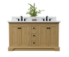 Marietta 60 Double Bath Vanity Solid Wood Oak Renovate for Less Atlanta Roswell Marietta Norcross