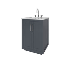 Load image into Gallery viewer, Nearmé Miami 23.5 Inch Bathroom Vanity in Grey- Cabinet Only - Bathroom Vanities Outlet