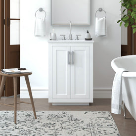 Nearmé Miami 23.5 Inch Bathroom Vanity in White- Cabinet Only - Bathroom Vanities Outlet