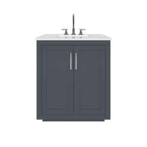 Nearmé Miami 29.5 Inch Bathroom Vanity in Grey- Cabinet Only - Bathroom Vanities Outlet
