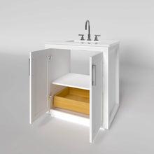 Load image into Gallery viewer, Nearmé Miami 29.5 Inch Bathroom Vanity in White- Cabinet Only - Bathroom Vanities Outlet