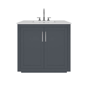 Nearmé Miami 35.5 Inch Bathroom Vanity in Grey- Cabinet Only - Bathroom Vanities Outlet