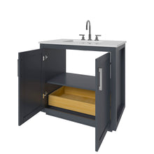 Load image into Gallery viewer, Nearmé Miami 35.5 Inch Bathroom Vanity in Grey- Cabinet Only - Bathroom Vanities Outlet