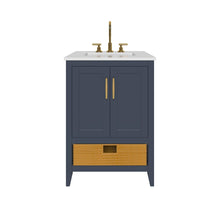 Load image into Gallery viewer, Nearmé New York 23.5 Inch Bathroom Vanity in Blue- Cabinet Only - Bathroom Vanities Outlet