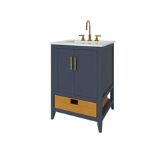 Load image into Gallery viewer, Nearmé New York 23.5 Inch Bathroom Vanity in Blue- Cabinet Only - Bathroom Vanities Outlet