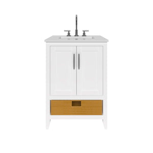 Nearmé New York 23.5 Inch Bathroom Vanity in White- Cabinet Only - Bathroom Vanities Outlet