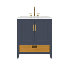 Load image into Gallery viewer, Nearmé New York 29.5 Inch Bathroom Vanity in Blue- Cabinet Only - Bathroom Vanities Outlet
