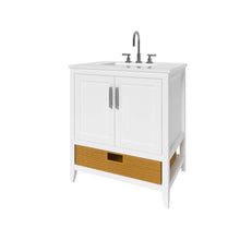 Load image into Gallery viewer, Nearmé New York 29.5 Inch Bathroom Vanity in White- Cabinet Only - Bathroom Vanities Outlet