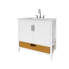Load image into Gallery viewer, Nearmé New York 35.5 Inch Bathroom Vanity in White- Cabinet Only - Bathroom Vanities Outlet