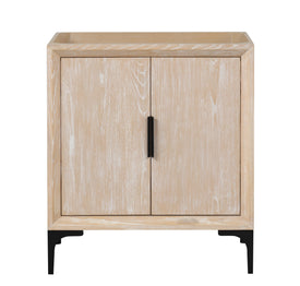 Oxford 29.5 Inch Bathroom Vanity in Whitewashed Ash