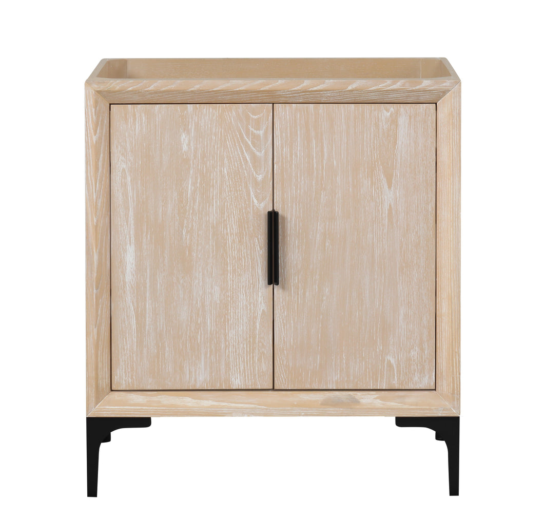 Oxford 29.5 Inch Bathroom Vanity in Whitewashed Ash